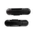 Rear Exterior Door Handle Pair For Lincoln Aviator 2003 2004 2005 Driver And Passenger Side Smooth Black Replacement Fo1520119 