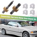 X Autohaux 67618370816 Car Convertible Top Latch Motor Gear Repair Kit For Bmw 323ci 325ci 330ci 645ci 650i M3 M6 Upper Lower
