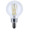5w Led G16 5 Globe Light Bulb 5000k Natural 500 Lumens Clear Finish E12 Candelabra Base Dimmable 300 Degrees Beam S12478 6 Pack 