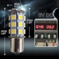 Ruiandsion 2pcs 1156 Ba15s Led Light Bulbs Super Bright 5050 Chips 27smd 6v Bulb For Reverse Turn Signal Lights Warm White