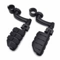 Hk Group Motorcycle Black Large Footpegs Mounting Kit For Goldwing Vtx1300 Shadow Valkyrie Triumph Road Glide Ultra Fltru
