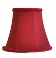 Urbanest Chandelier Mini Lamp Shade 5-inch Bell Clip On Burgundy 