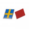 Swedish Flag 2x2 5cm 0 78x0 98inch Badge Metal Refit Skewed Small Swedens Decal Car Body Rear Trunk Emblem Sticker For Volvo