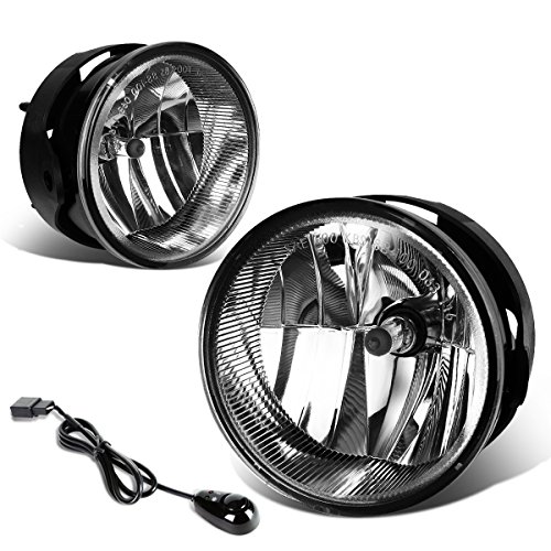 Ford Ranger Expedition Pair Of Bumper Driving Fog Lights Wiring Kit Switch Clear Lens
