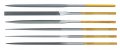 Inox Swiss Pattern Files Set Of 6 7 In Cut 0 Assorted Shapes Including Round Square Half Three Squared Equalling And Barrette 