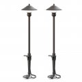Goodsmann Low Voltage Path Lights 2pk Landscape Lighting Pathway Wired 3w Led Outdoor Walkway 150 Lumen 3000k Warm White With 