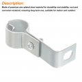 Uxcell L Shaped Standoff Pipe Clamp Strap Fit For 3 4 Right Angle Support Wall Ceiling Mount Metal Rigid Bracket Tube 70mm