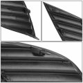 To1039211 Front Fog Light Cover Compatible With Toyota Camry Xse 18-20 Trd 20-22 2018-2022 Passenger Right Side Smooth Black