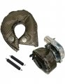 T3 Titanium Fiber Turbo Blanket Heat Shield For T25 T28 Gt25 Gt28 Gt30 Gt32 Gt35 Ct26 Turbine Housing With Locking Springs 7in 