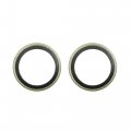 X Autohaux 20pcs Engine Oil Crush Washers Drain Plug Gaskets 16mm Id 22mm Od For Car