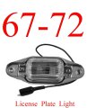 67-72 Chevy License Plate Light