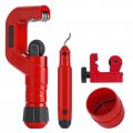 4-1 Tubing Cutter Set Heavy Duty Pipe - A Od Mini 1 8a A -7 A Od Copper With Deburring Tool Pvc Aluminium Plastc Pipes Suitable 