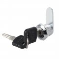 Uxcell Drawer Cabinet Cam Lock 5 8 Cylinder Length With No Fits On 3 Max Panel Thickness Zinc Alloy Chrome Plated Keyed Alike