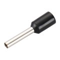 Baomain Awg 10 6 0mma Wire Copper Crimp Connector Insulated Ferrule Pin Cord End Terminal E6018 Black Pack Of 100 