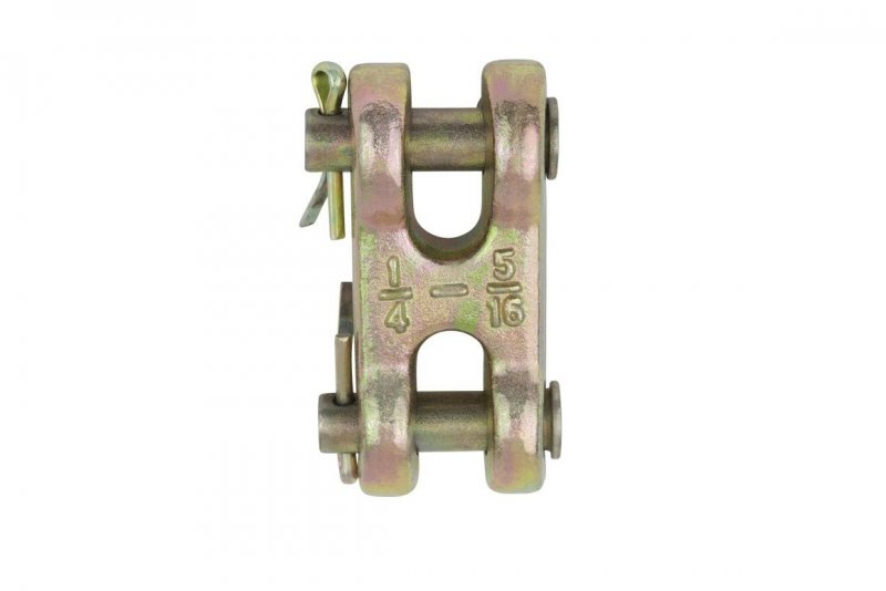 5 16 In G70 Chain Double Clevis Mid Link 4 Pack Truck Trailer Tie Down Towing Links 4700 Lbs Working Load Limit Alloy Steel