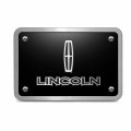 Ipick Image Made For Lincoln Logo 3d Black 3 8 Thick Solid Billet Aluminum Tow Hitch Cover