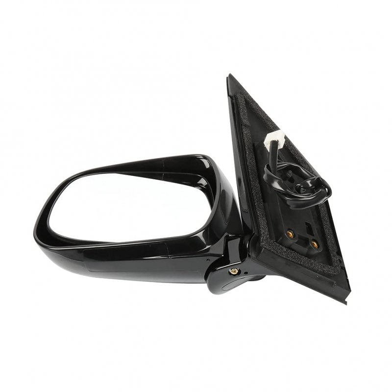 Exterior Mirror Driver Left Side Fit For 2004-2009 Lexus Rx330 Rx350 Rx400h Power Heated Manual Folding Black Smooth