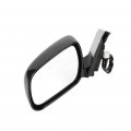 Exterior Mirror Driver Left Side Fit For 2004-2009 Lexus Rx330 Rx350 Rx400h Power Heated Manual Folding Black Smooth