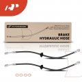 A-premium Rear Driver And Passengerbrake Hydraulic Hoses Compatible With Select Chevy Models Caprice 2011-2017 Ss 2014 Replace