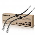 A-premium Rear Driver And Passengerbrake Hydraulic Hoses Compatible With Select Chevy Models Caprice 2011-2017 Ss 2014 Replace