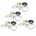 Three T 4 Set Motorcycle Carburetor Rebuild Fixing Kit With Diaphragm Compatible Yamaha V-max Vmx1200 1985-2007