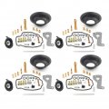 Three T 4 Set Motorcycle Carburetor Rebuild Fixing Kit With Diaphragm Compatible Yamaha V-max Vmx1200 1985-2007