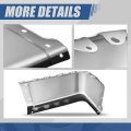 Non Parking Sensor Hole Rear Bumper End Caps Cover Compatible With Silverado Sierra 1500 2500hd 3500hd Fleetside 2007-2014