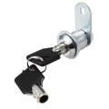 Uxcell Tubular Cam Lock 13 16 Cylinder Length Fits On 1 2 Max Panel Thickness Zinc Alloy Chrome Finish Keyed Different