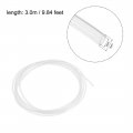 Uxcell Nylon Line Hose Tube 2mm 07 Id X 3mm 0 11 Od 3 Meter 9 8ft Pa6 Pneumatic Air Brake Tubing For Fluid Transfer Clear
