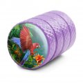 Scarlet Macaw Jungle Valve Stem Caps For Tire Rim Wheel Aluminum Purple