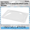 Universal Rv Skylight Cover 18 In X 26 Clear Dome Replacement For 14 22 Camper Roof Window Mo-4871 Plastic Travel Trailer