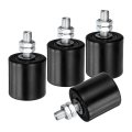4pcs Slide Gate Guide Roller 2 Nylon Rollers Support Assembly Universal Sealed Ball Bearing Rolling Guider For Sliding Door 
