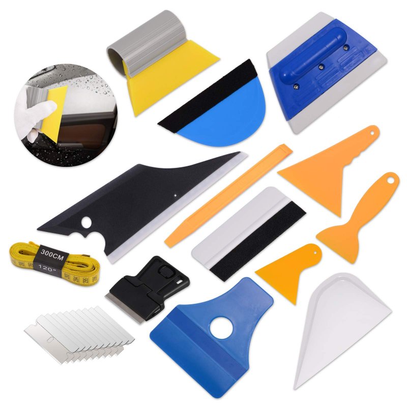 Ehdis Vinyl Wrap Tool Kit Window Tintings With Heat Gun Squeegee Razor Scraper Knife Cutter Headlight Film Application Removal