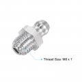 Uxcell 2pcs Metric 316 Stainless Steel Straight Grease Fitting M8 X 1mm Thread Hydraulic Accessories