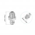Uxcell 2pcs Metric 316 Stainless Steel Straight Grease Fitting M8 X 1mm Thread Hydraulic Accessories