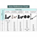 Uxcell 10 Pcs 1 4 X 100mm 6mm Magnetic Hex Hexagon Tip Screwdriver Bits