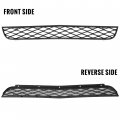 Kuafu Front Bumper Lower Grille Compatible With 2003-2005 Chevy Chevrolet Silverado Ss Replace For 12335765 Grill Gray