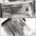 Auto Dynasty Factory Style Headlights Assembly With Corner Lamp Compatible Dodge Ram 1500 2500 3500 Non-sport Models 94-02