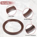 Uxcell Engine Crankshaft Oil Seal For Toyota Hilux 1997-2005 Durable Rubber Car