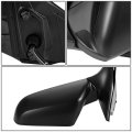 Ho1320316 Factory Style Driver Left Side Mirror Manual Folding Power Adjust Compatible With Honda Cr-v 17-20 Textured Black