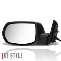 Ho1320316 Factory Style Driver Left Side Mirror Manual Folding Power Adjust Compatible With Honda Cr-v 17-20 Textured Black