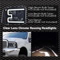 G-plus Led Drl Headlights Compatible With 2005 2006 2007 Ford F250 F350 F450 F550 Super Duty Bumper Headlamp Smoky Lens Black