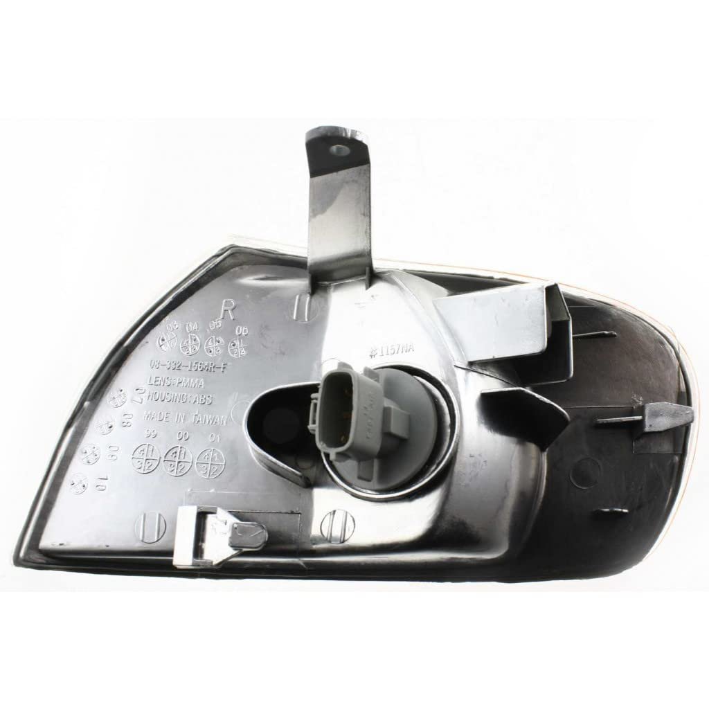 Turn Signal Light Assembly Passenger Side For Geo Prizm 1998 1999 2000 2001 2002 Clear And Amber Lens Corner Of Fender