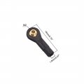 Uxcell 5 Pcs M2 2 0xl19mm Lever Steering Linkage Tie Rod End Ball Head Without Screws And Nut For Rc Robot