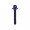 Uxcell 20pcs Colorful M6 X 35 Motorcycle Titanium Alloy Hexagon Bolts Clips Screws