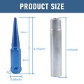 Spike Lug Nuts 9 16-18 32 Pcs Blue Cone Seat With 1 Socket Key Replacement For Dodge Ram 1500 2500 35004-2011 Ford F250 F350
