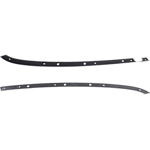 Chevy Camaro Bumper Trim 2010 11 12 13 14 2015 Driver And Passenger Side Pair Set Front Coupe Convertible Black Molding