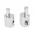 Pair Of Car Stereo Audio Awg Pin Power Ground Wire Reducer Amplifier Input Adapter 1 0 Gauge To 4 Nickel Plated 6061 Aluminum 