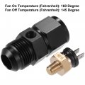 Uxcell 1 Set Auto Engine Temperature Cooling Fan Switch Fitting Adapter 12an 160 F On-145 Off