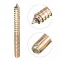 Uxcell M8x80mm Hanger Bolts 12pcs Double Ended Thread Dowel Screws For Wood Furniture Connecting